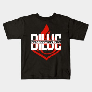 DILUC pyro time for retribution Genshin Impact Kids T-Shirt